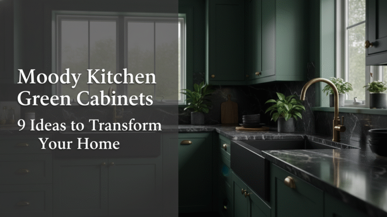 Moody Kitchen Green Cabinets 9 Ideas to Transform Your Home [year]