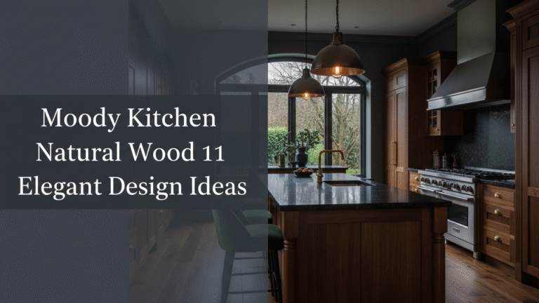 Moody Kitchen Natural Wood 11 Elegant Design Ideas [year]
