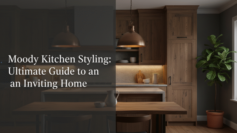 Moody Kitchen Styling: Ultimate Guide to an Inviting Home [year]