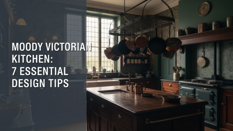 Moody Victorian Kitchen: 7 Essential Design Tips