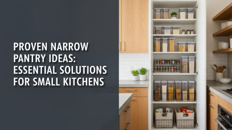 Proven Narrow Pantry Ideas: Essential Solutions For Small Kitchens 5 Proven Narrow Pantry Ideas: Essential Solutions for Small Kitchens