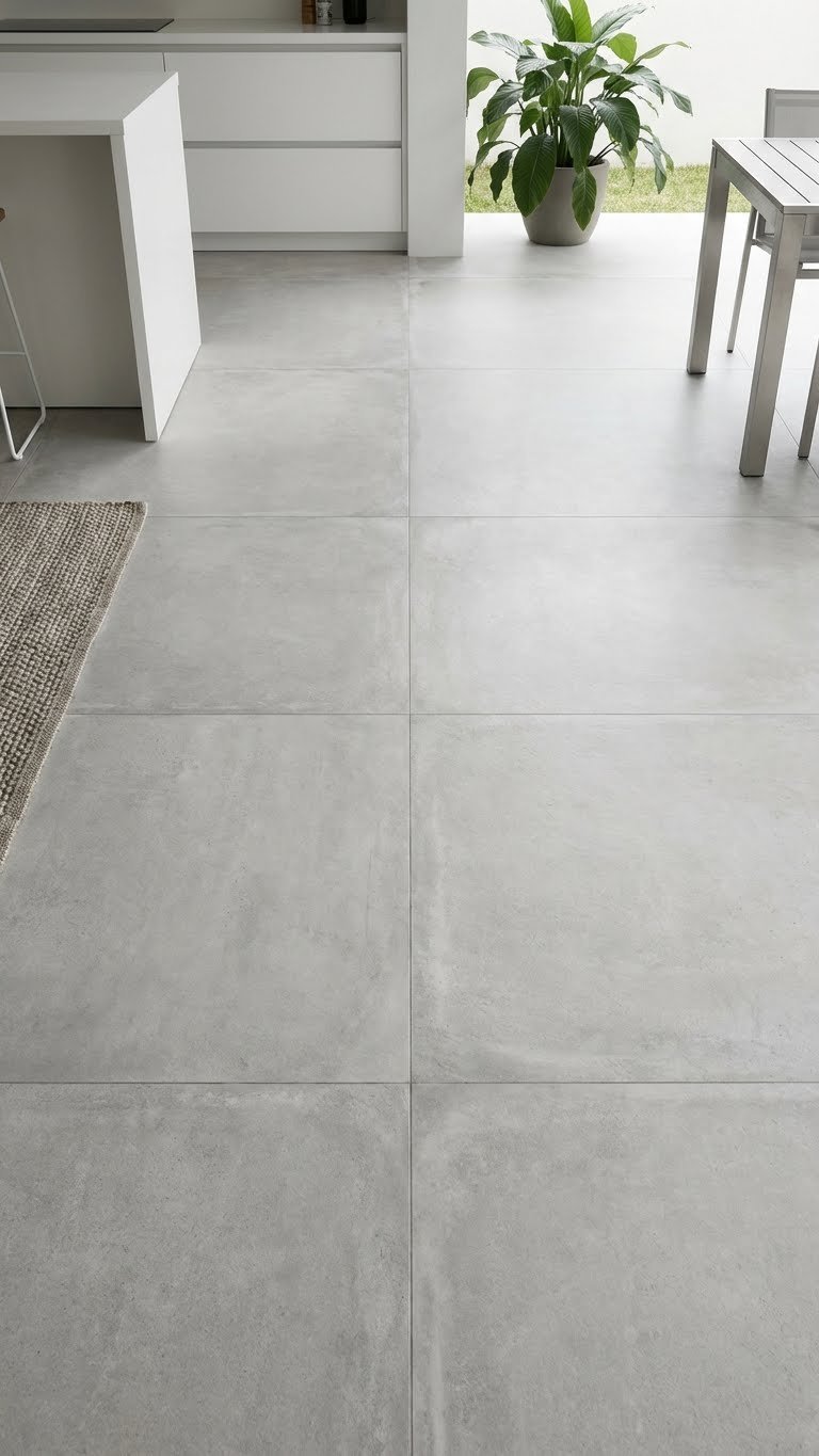 Outdoor Kitchen Extension Ideas That Create Seamless Indoor Outdoor 9 Seamless indoor-outdoor floor transition with matching porcelain tiles connecting kitchen and patio