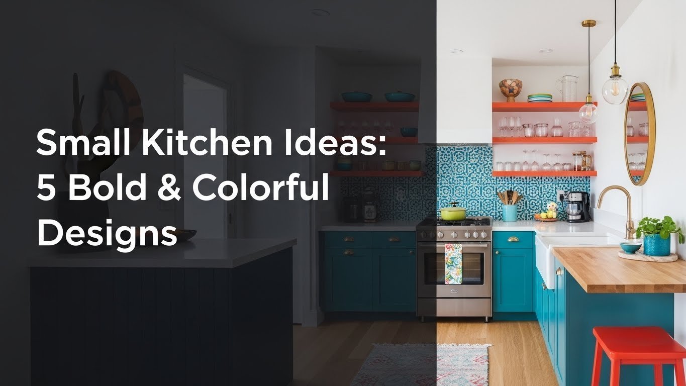 Small Kitchen Ideas: 5 Bold & Colorful Designs For 2026