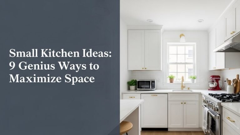 Small Kitchen Ideas: 9 Genius Ways to Maximize Space [year]