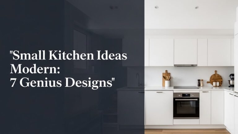 Small Kitchen Ideas Modern: 7 Genius Designs for [year]