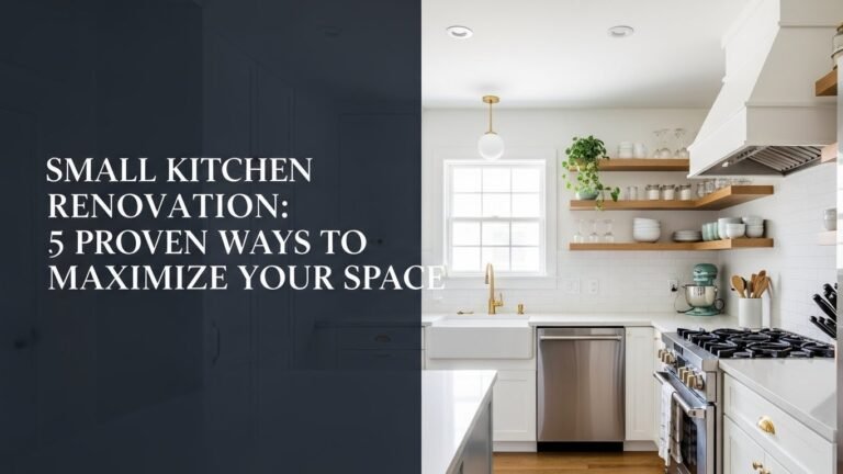 Small Kitchen Renovation: 5 Proven Ways to Maximize Your Space
