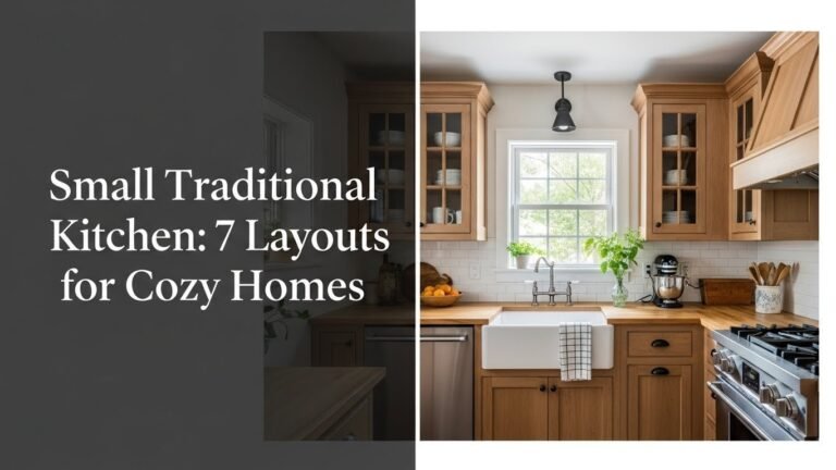 Small Traditional Kitchen: 7 Proven Layouts for Cozy Homes
