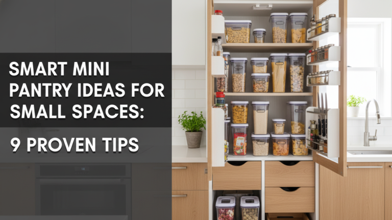 Smart Mini Pantry Ideas For Small Spaces: 9 Proven Tips 9 Smart Mini Pantry Ideas for Small Spaces: 9 Proven Tips