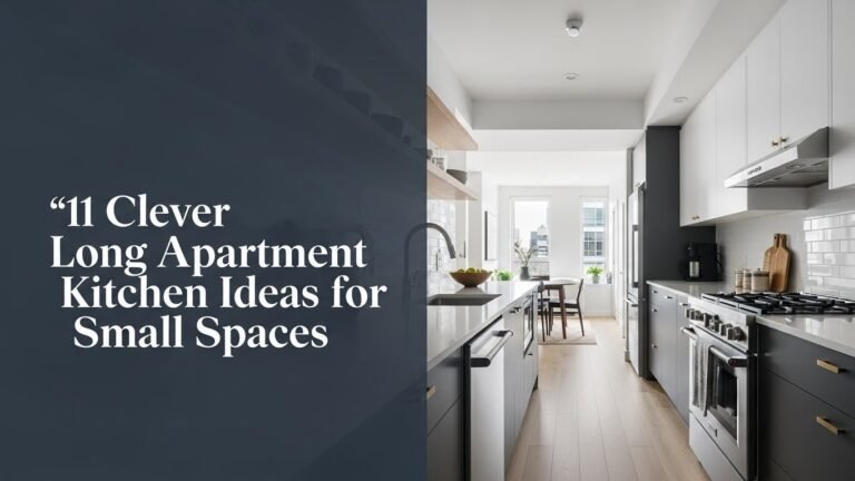 11 Clever Long Apartment Kitchen Ideas for Small Spaces