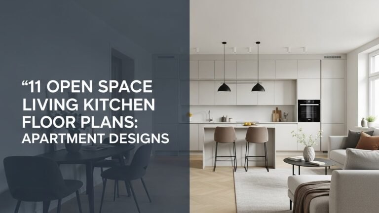 11 Open Space Living Kitchen Floor Plans: Apartment Designs