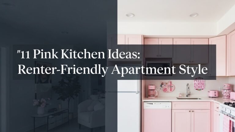 11 Pink Kitchen Ideas: Renter-Friendly Apartment Style for [year]