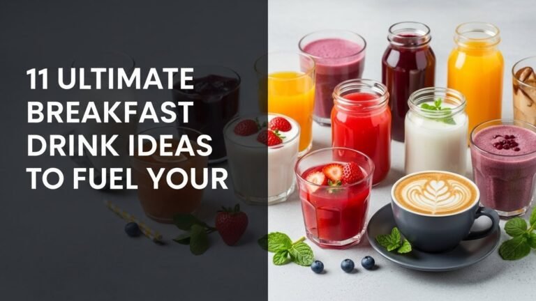 11 Ultimate Breakfast Drink Ideas to Fuel Your [year]