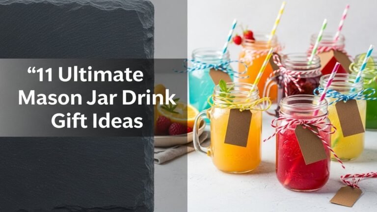 11 Ultimate Mason Jar Drink Gift Ideas for [year]