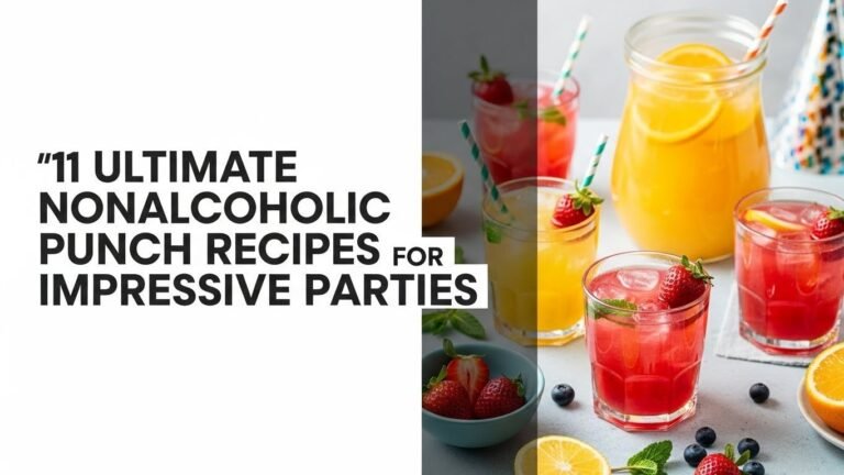 11 Ultimate Nonalcoholic Punch Recipes for Impressive Parties