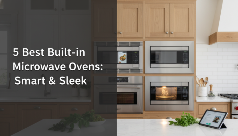 5 Best Built-in Microwave Ovens: Smart & Sleek [year]