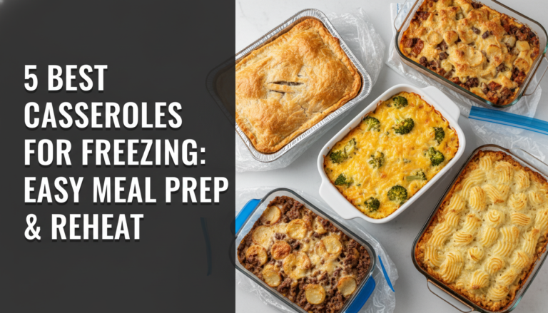 5 Best Casseroles For Freezing: Easy Meal Prep &Amp; Reheat 1 5 Best Casseroles for Freezing: Easy Meal Prep & Reheat