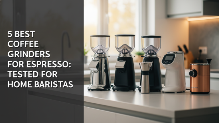 5 Best Coffee Grinders for Espresso: Tested for Home Baristas