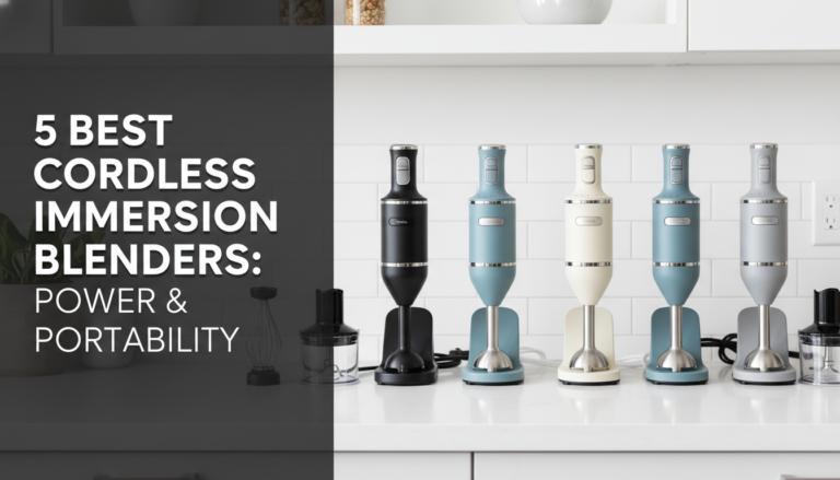 5 Best Cordless Immersion Blenders: Power & Portability in [year]