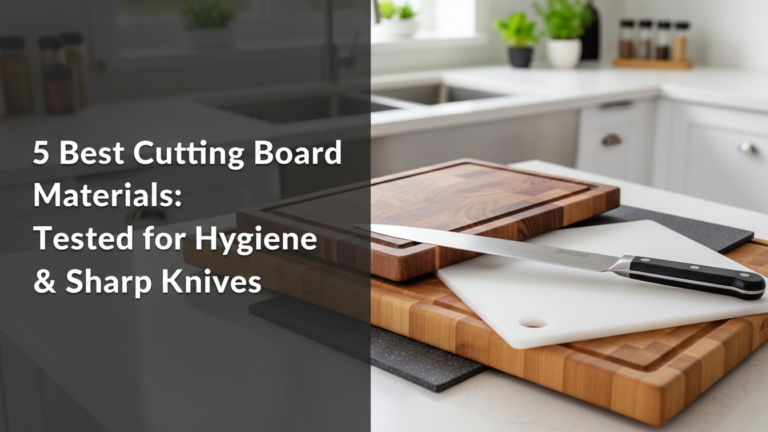 5 Best Cutting Board Materials: Tested for Hygiene & Sharp Knives