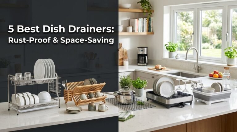 5 Best Dish Drainers: Rust-Proof & Space-Saving for [year]
