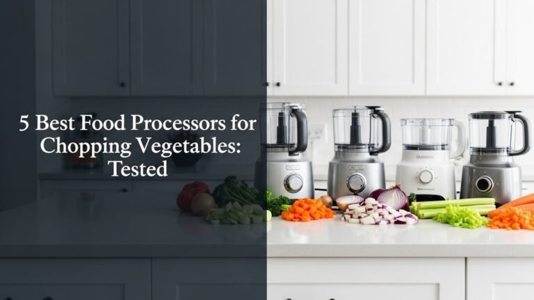 5 Best Food Processors for Chopping Vegetables: Tested
