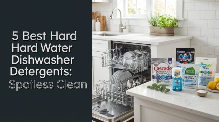 5 Best Hard Water Dishwasher Detergents: Spotless Clean 9 5 Best Hard Water Dishwasher Detergents: Spotless Clean
