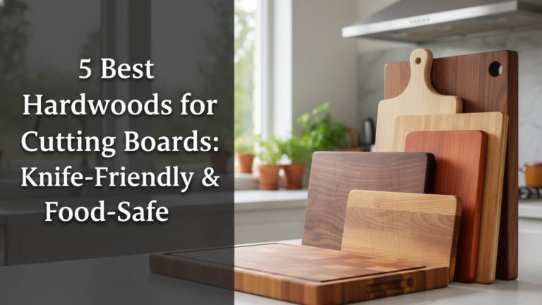 5 Best Hardwoods for Cutting Boards: Knife-Friendly & Food-Safe