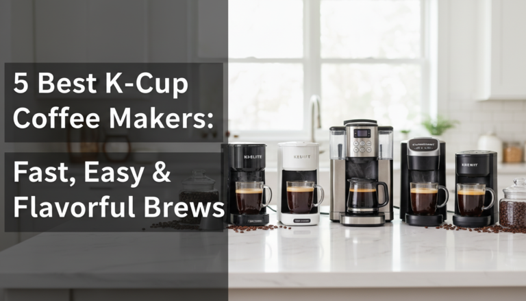 5 Best K-Cup Coffee Makers: Fast, Easy & Flavorful Brews