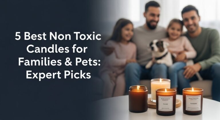 5 Best Non Toxic Candles for Families & Pets: Expert Picks