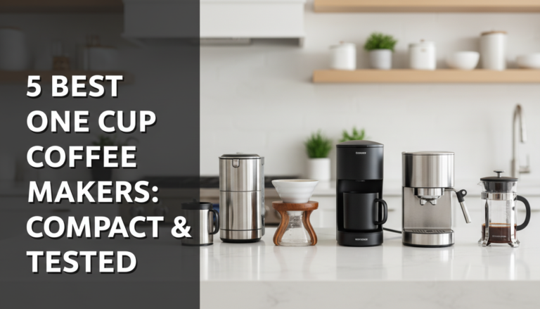 5 Best One Cup Coffee Makers in [year]: Compact & Tested