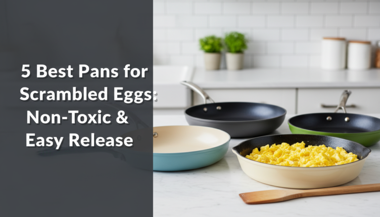 5 Best Pans for Scrambled Eggs: Non-Toxic & Easy Release