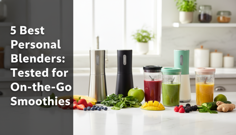 5 Best Personal Blenders: Tested for On-the-Go Smoothies [year]