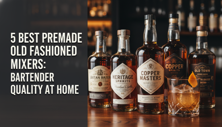 5 Best Premade Old Fashioned Mixers: Bartender Quality at Home
