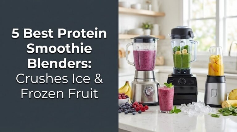 5 Best Protein Smoothie Blenders: Crushes Ice & Frozen Fruit
