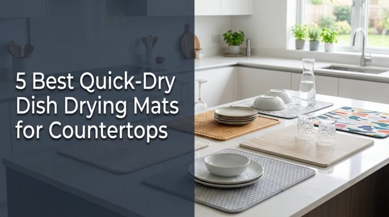 5 Best Quick-Dry Dish Drying Mats For Countertops 7 5 Best Quick-Dry Dish Drying Mats for Countertops