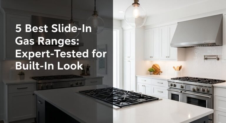 5 Best Slide-In Gas Ranges: Expert-Tested for Built-In Look