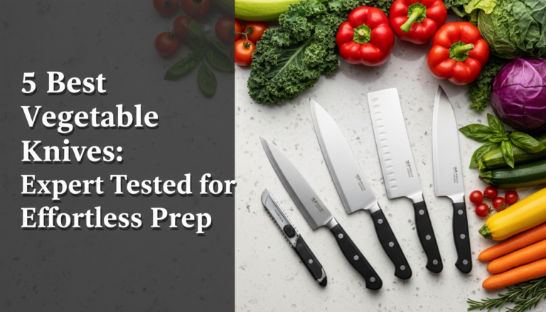5 Best Vegetable Knives: Expert Tested for Effortless Prep