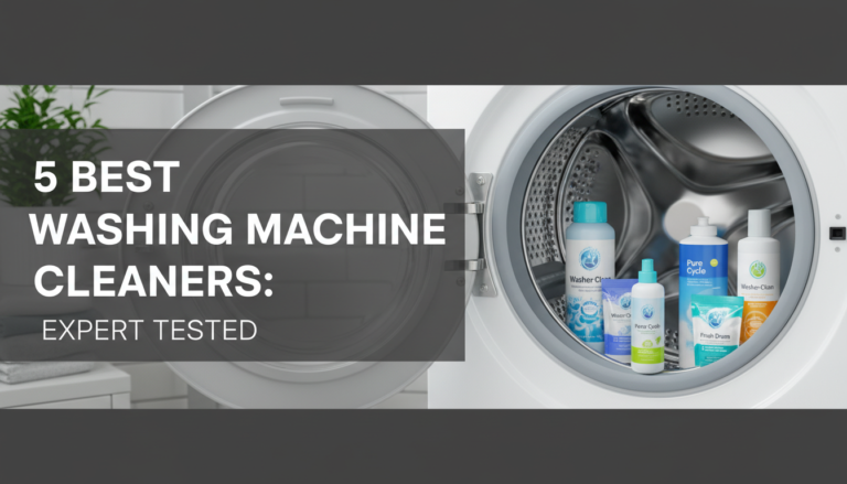 5 Best Washing Machine Cleaners in [year]: Expert Tested