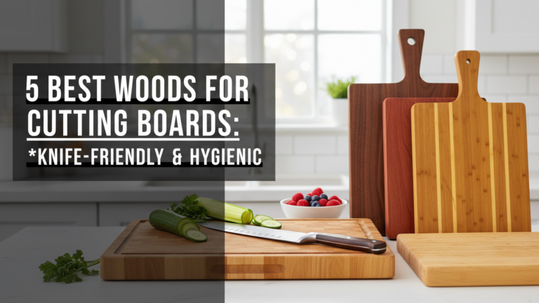 5 Best Woods for Cutting Boards: Knife-Friendly & Hygienic