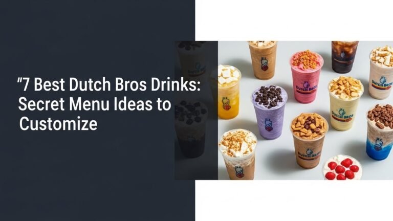 7 Best Dutch Bros Drinks: Secret Menu Ideas to Customize for [year]