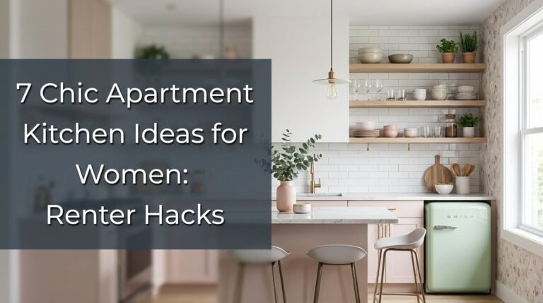 7 Chic Apartment Kitchen Ideas for Women: Renter Hacks [year]
