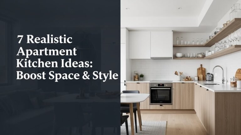 7 Realistic Apartment Kitchen Ideas: Boost Space & Style [year]
