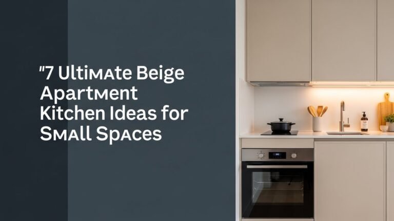 7 Ultimate Beige Apartment Kitchen Ideas for Small Spaces [year]