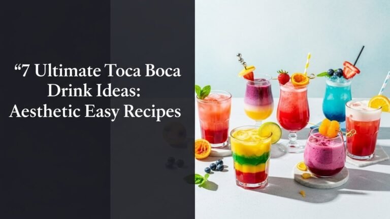 7 Ultimate Toca Boca Drink Ideas: Aesthetic Easy Recipes