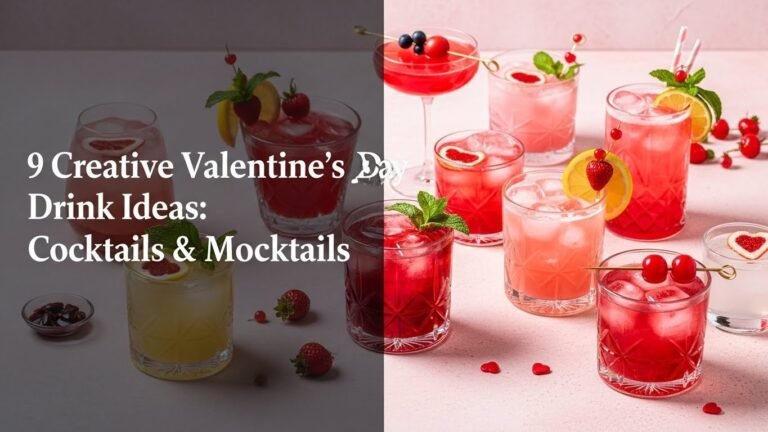9 Creative Valentine's Day Drink Ideas: Cocktails & Mocktails [year]