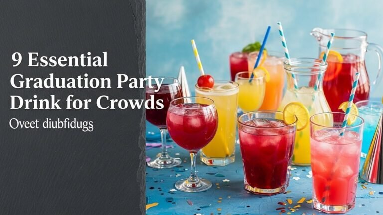 9 Essential Graduation Party Drink Ideas for Crowds [year]