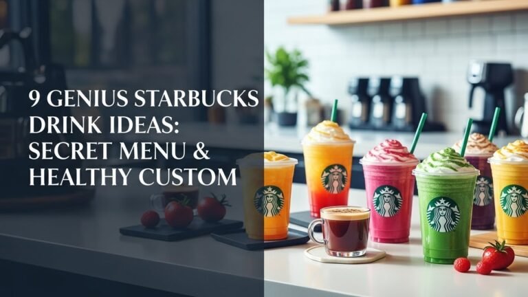 9 Genius Starbucks Drink Ideas: Secret Menu & Healthy Custom