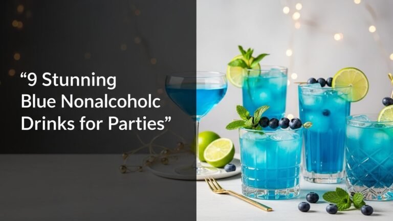 9 Stunning Blue Nonalcoholic Drinks for Parties [year]