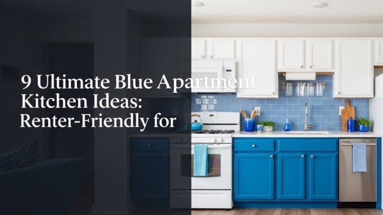 9 Ultimate Blue Apartment Kitchen Ideas: Renter-Friendly for [year]