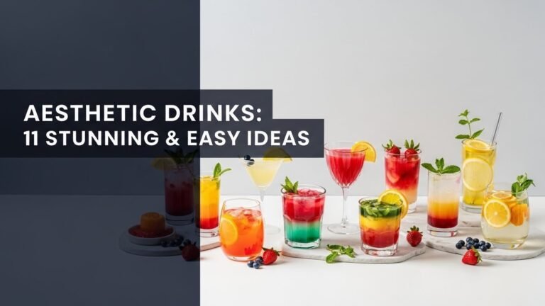 Aesthetic Drinks: 11 Stunning & Easy Ideas for [year]